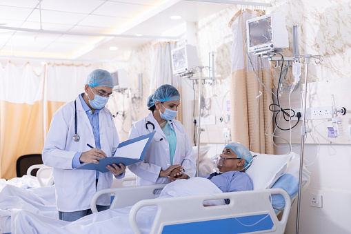Patient Diagnosing by Doctor at MIMS Healthcare Hospital